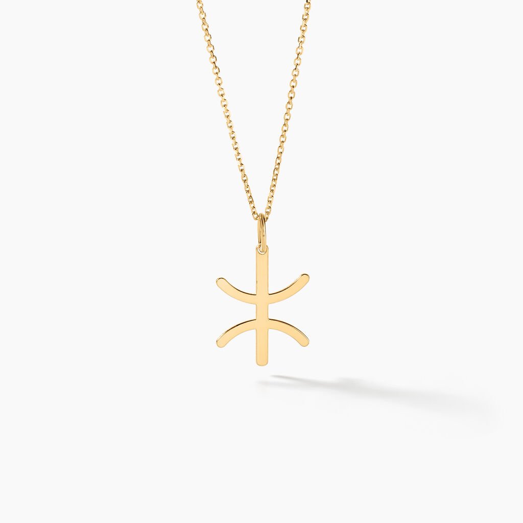 Pendentif Cobeia Kabyle Or Jaune - Pendentifs Bapt&ecirc;me Famille | Histoire d&rsquo;Or