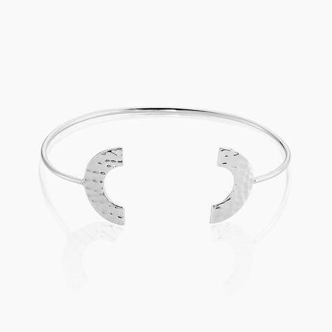 Jonc Harper Argent Blanc - Bracelets joncs Femme | Histoire d’Or