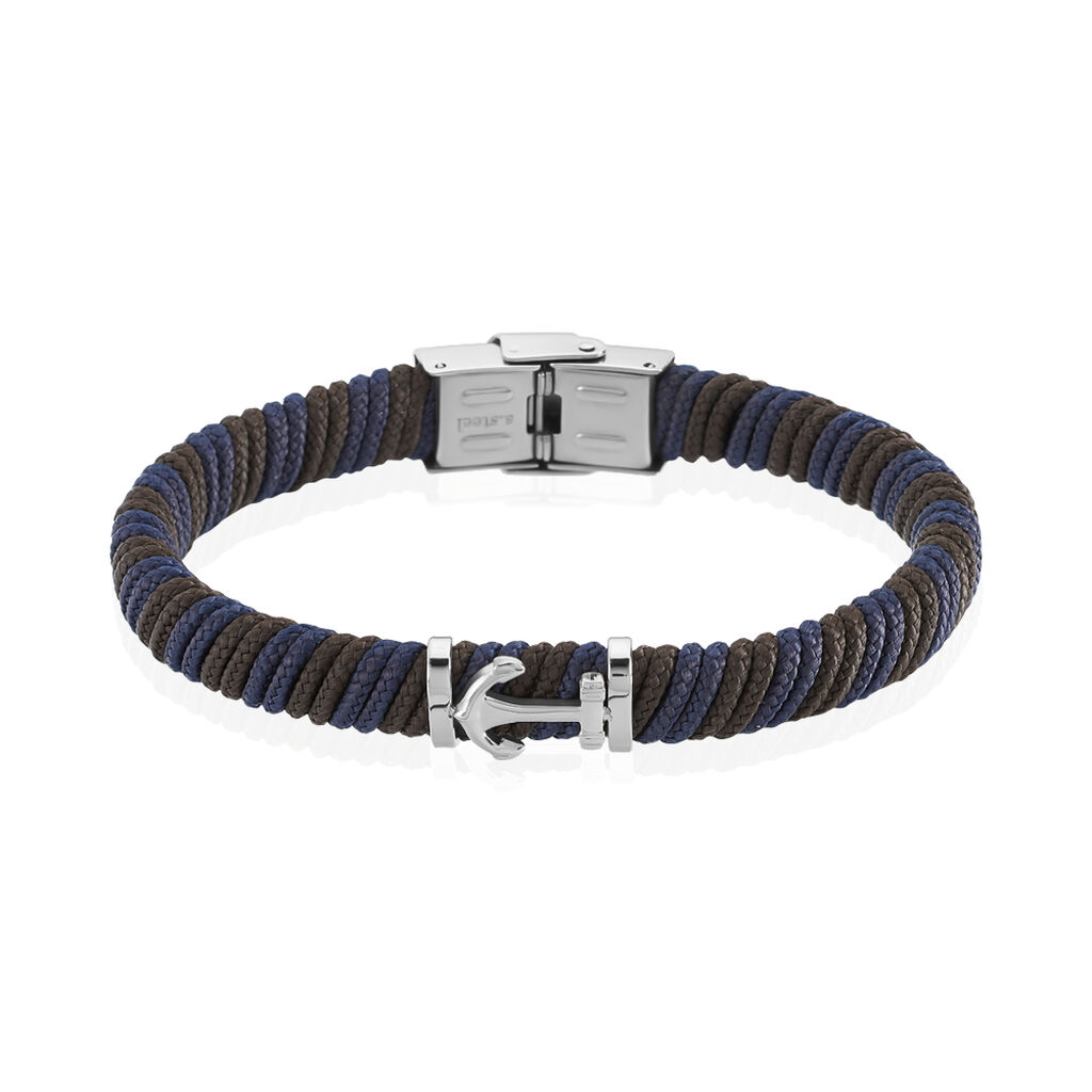 Bracelet Solal Acier Blanc - Bijoux Ancre Homme | Histoire d’Or