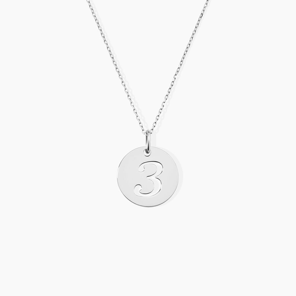 Pendentif Efiso Argent Blanc - Pendentifs Famille | Histoire d&rsquo;Or