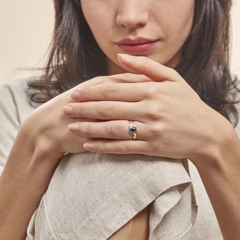 Bague Taila Or Jaune Saphir - Bagues solitaires Femme | Histoire d’Or