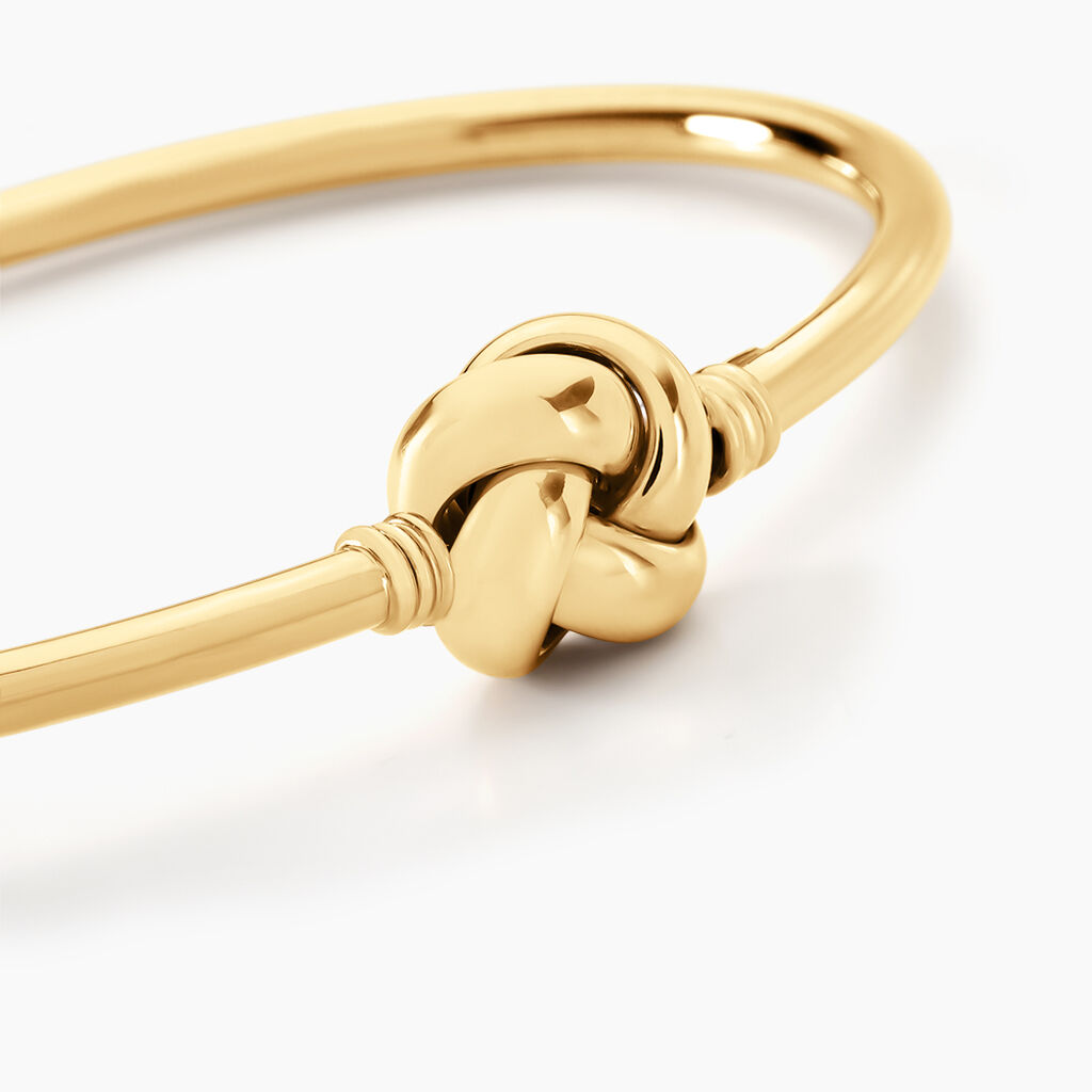 Jonc Nina Or Jaune - Bracelets joncs Femme | Histoire d’Or
