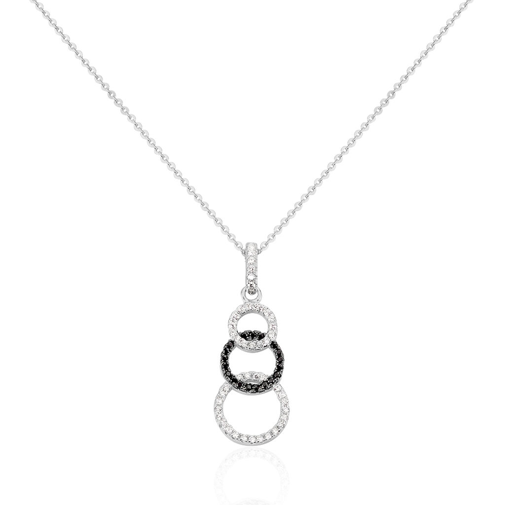 Collier Liyana Argent Blanc Oxyde De Zirconium - Colliers fantaisie Femme | Histoire d’Or