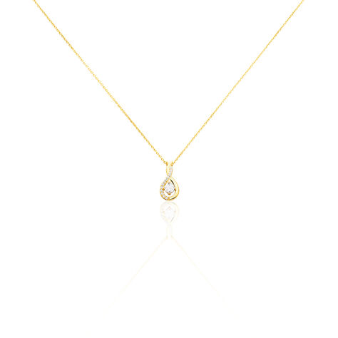 Collier Evana Or Jaune Oxyde De Zirconium - Colliers Femme | Histoire d&rsquo;Or