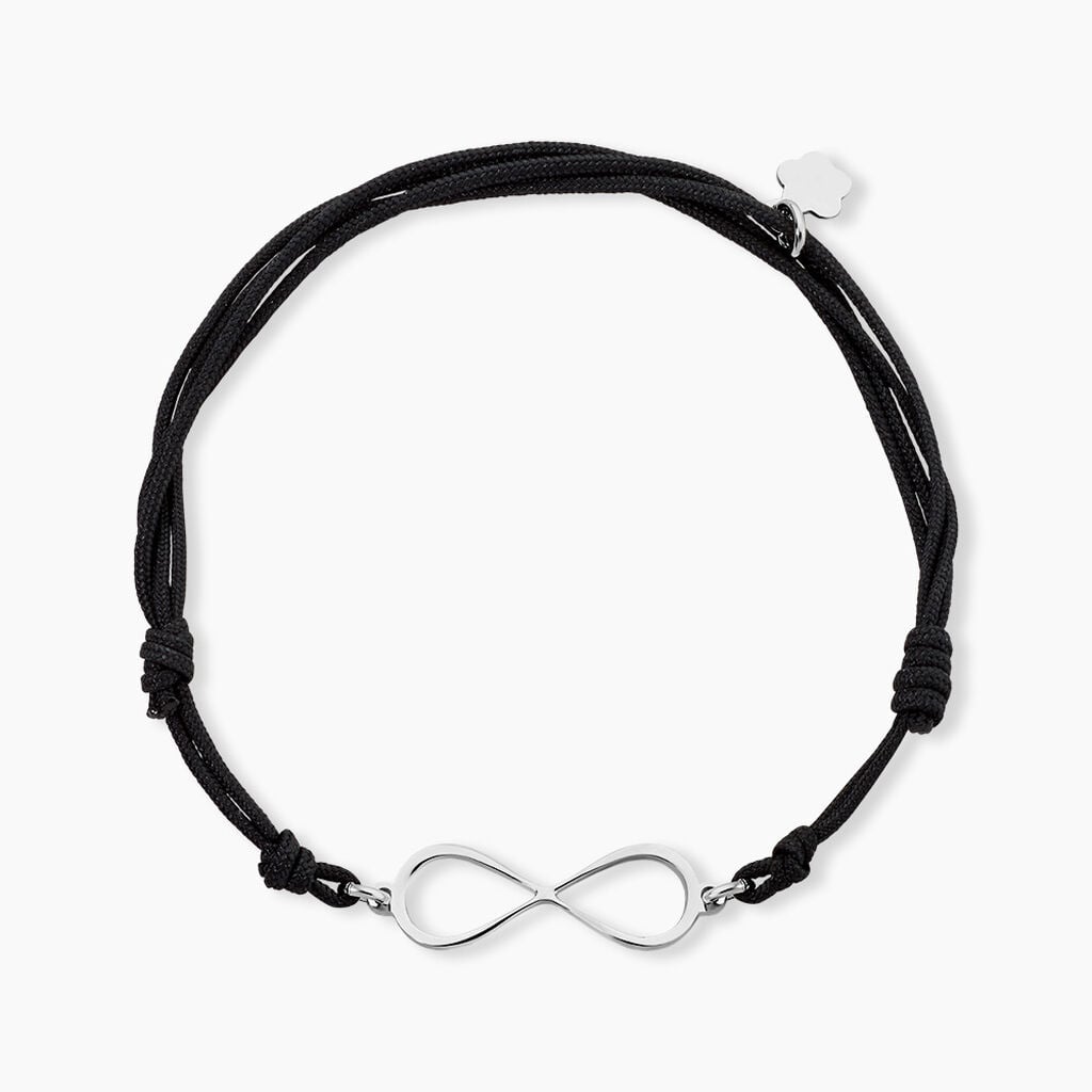 Bracelet Filomene Argent Blanc - Bracelets cordon Femme | Histoire d&rsquo;Or