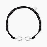 Bracelet Filomene Argent Blanc - Bracelets cordon Femme | Histoire d&rsquo;Or