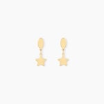 Boucles D'oreilles Pendantes Alphonsine Etoile Or Jaune - Boucles d'oreilles pendantes Femme | Histoire d&rsquo;Or