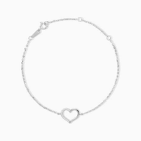 Bracelet Bertille Argent Blanc Oxyde De Zirconium - Bracelets Femme | Histoire d&rsquo;Or
