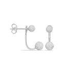 Bijoux D'oreilles Rosely Argent Blanc - Boucles d'oreilles fantaisie Femme | Histoire d&rsquo;Or