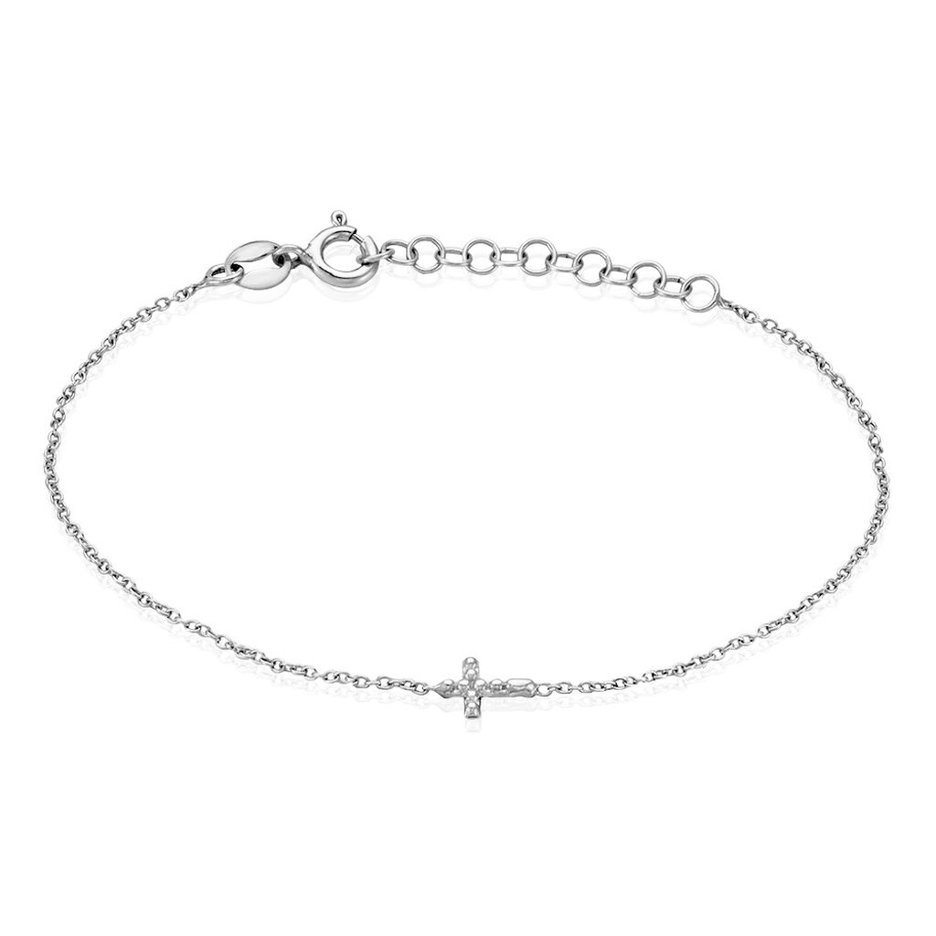 Bracelet Peyton Argent Blanc - Bracelets Femme | Histoire d’Or