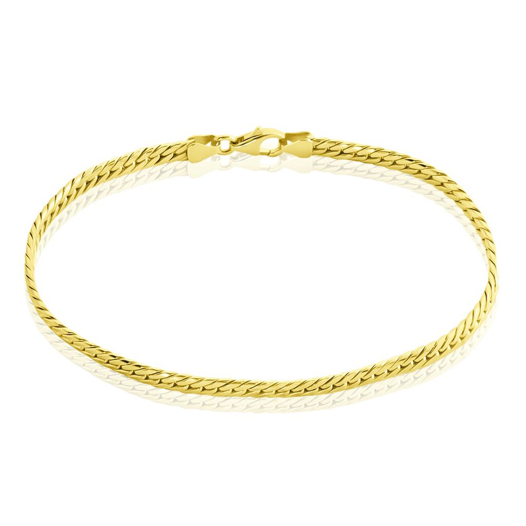 Bracelet Izel Maille Anglaise Or Jaune - Bracelets chaîne Femme | Histoire d’Or