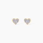 Boucles D'oreilles Puces Marta Or Jaune - Clous d'oreilles Femme | Histoire d&rsquo;Or