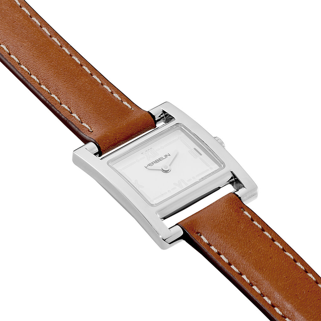 Montre Herbelin V Eme Avenue Blanc - Id&eacute;es cadeaux Femme | Histoire d&rsquo;Or