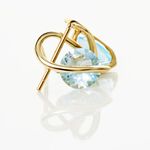 Boucles D'oreilles Puces Or Jaune Berecyntia Topaze - Clous d'oreilles Femme | Histoire d&rsquo;Or