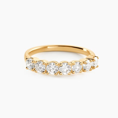 Alliance Eloisa Ld Or Jaune Diamant Synth&eacute;tique - Alliances Femme | Histoire d&rsquo;Or