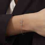 Bracelet Sevinc Argent Blanc - Bracelets Femme | Histoire d&rsquo;Or