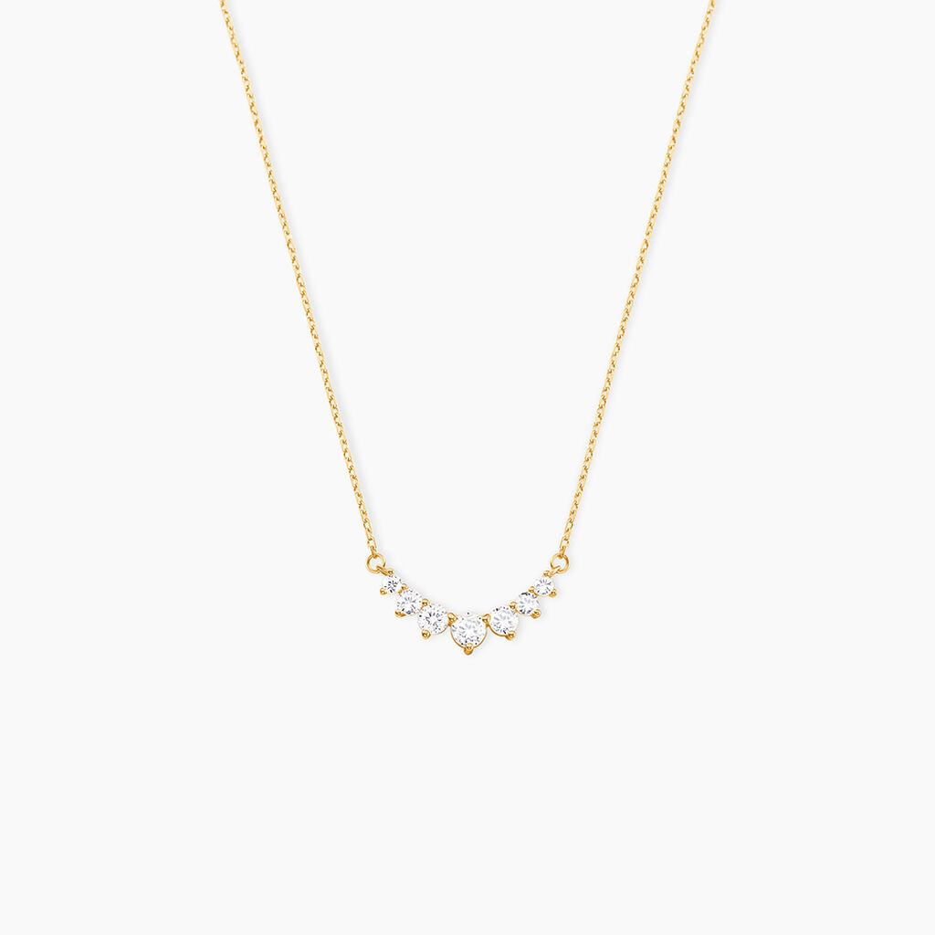 Collier Sparkle Or Jaune Oxyde De Zirconium - Colliers Femme | Histoire d&rsquo;Or