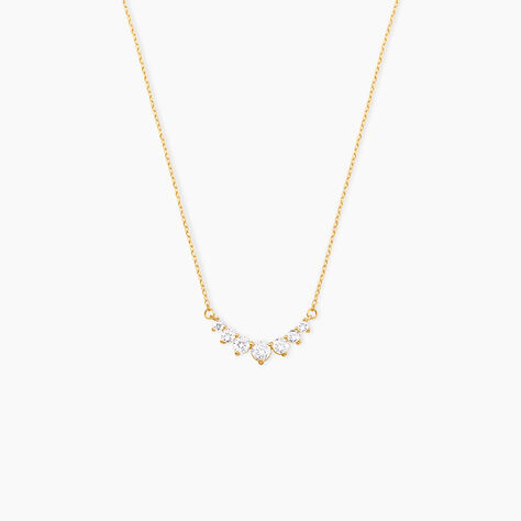 Collier Sparkle Or Jaune Oxyde De Zirconium - Colliers Femme | Histoire d&rsquo;Or