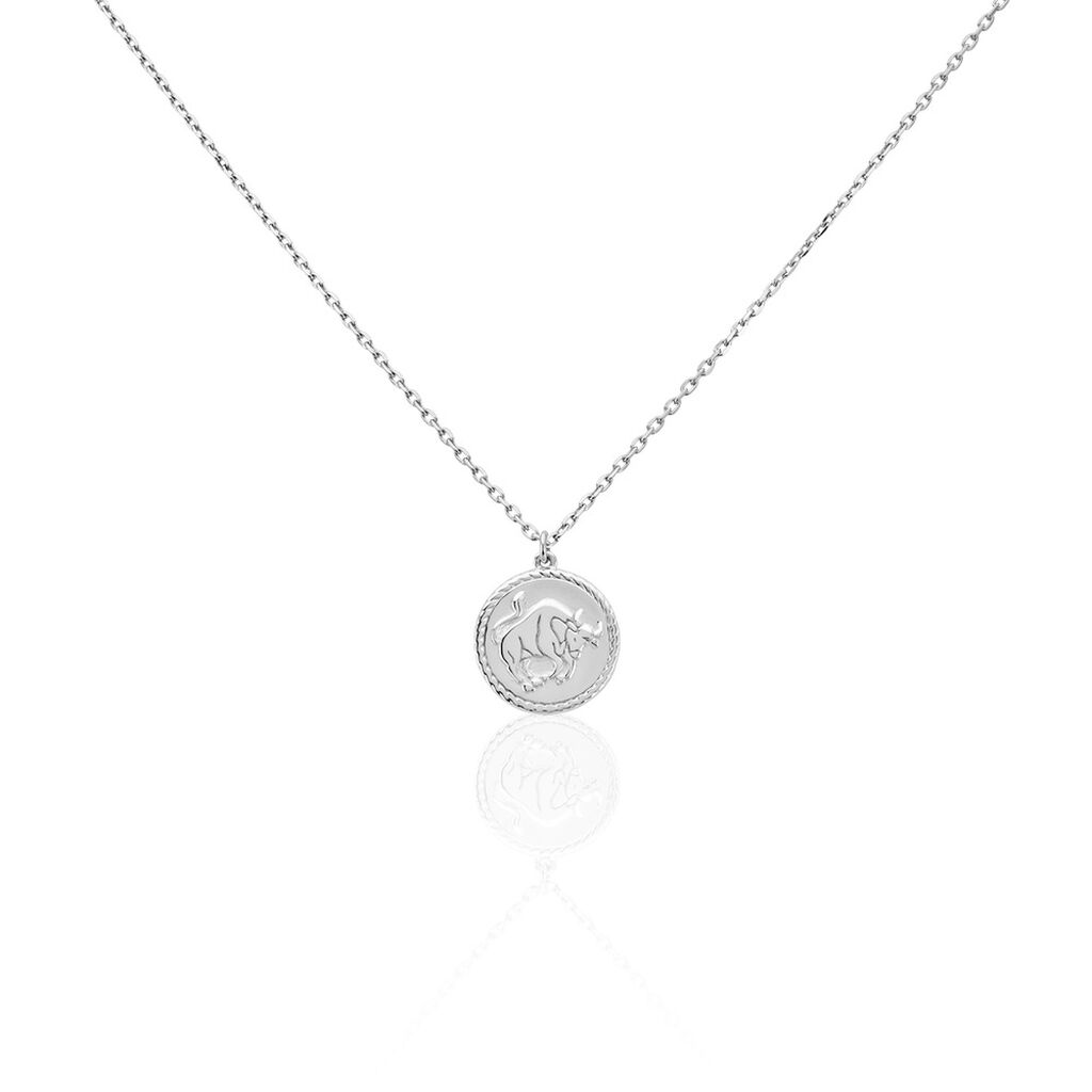 Collier Argent Blanc Lew - Colliers Zodiaque Homme | Histoire d’Or