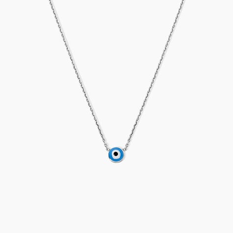 Collier Parad'eyes Argent Blanc - Colliers fantaisie Femme | Histoire d’Or