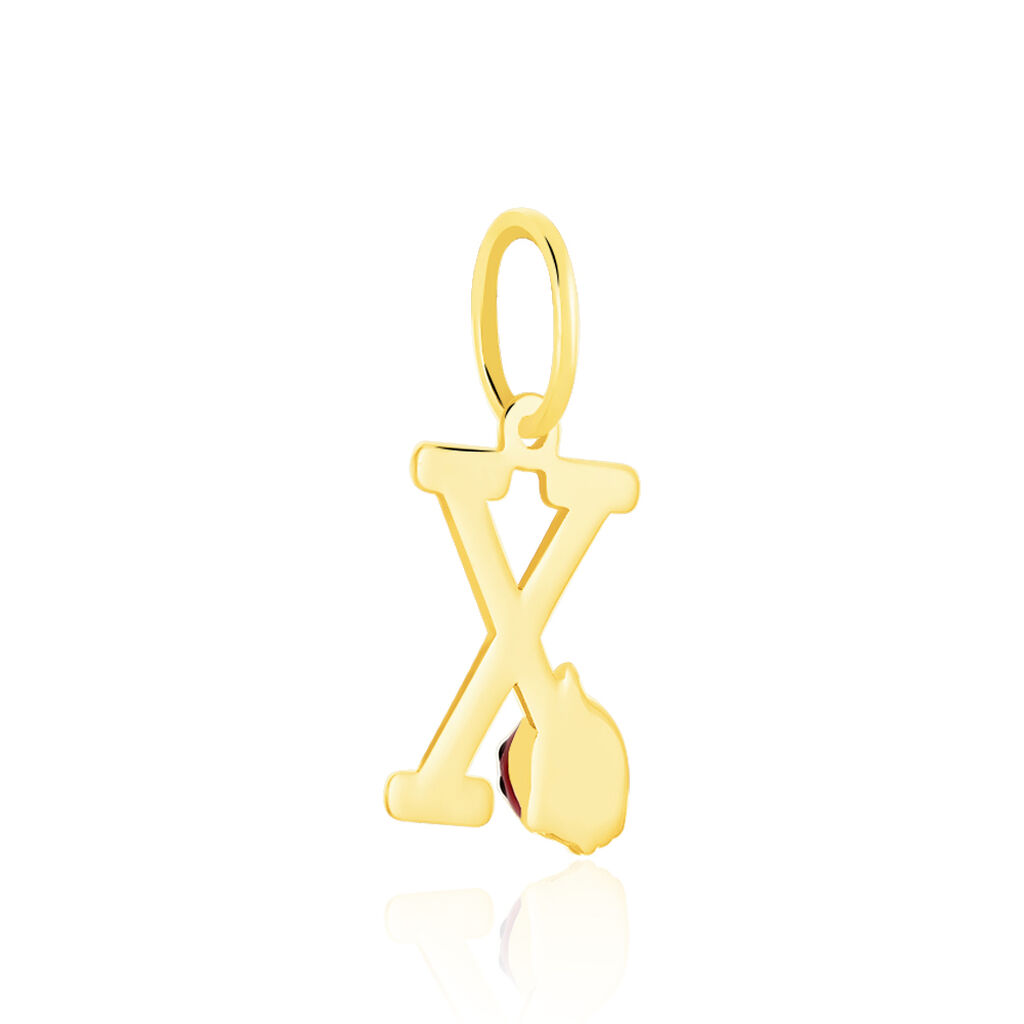 Pendentif Helidie Coccinelle Lettre Or Jaune - Pendentifs Enfant | Histoire d’Or