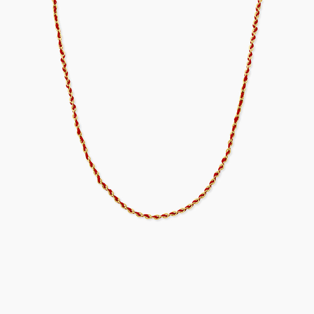 Collier Nelli Acier Jaune - Bijoux sans pierre Femme | Histoire d&rsquo;Or