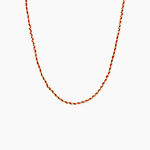 Collier Nelli Acier Jaune - Bijoux sans pierre Femme | Histoire d&rsquo;Or