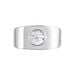 Bague Solitaire Electre Argent Blanc Oxyde De Zirconium - Bagues solitaires Femme | Histoire d’Or