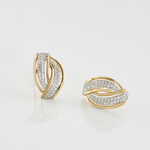 Boucles D'oreilles Puces Enora Or Jaune Diamant - Clous d'oreilles Femme | Histoire d&rsquo;Or