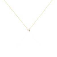 Collier Or Jaune Aphrodite Diamant Synthetique