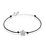 Bracelet Emeraude Argent Blanc Oxyde De Zirconium - Bracelets Femme | Histoire d&rsquo;Or