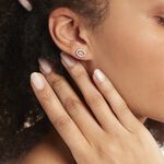 Boucles D'oreilles Puces Classical Plaqu&eacute; Or Jaune Oxyde De Zirconium - Boucles d'oreilles fantaisie Femme | Histoire d&rsquo;Or