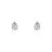 Boucles D'oreilles Puces Nevena Or Blanc Diamant - Clous d'oreilles Femme | Histoire d’Or