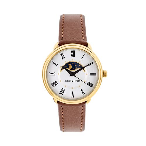 Montre Bracelet Femme CODHOR TREND - Dorée - Chronographe - Acier Inoxydable - Occasion