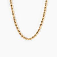 Collier Jerry Maille Corde Or Jaune