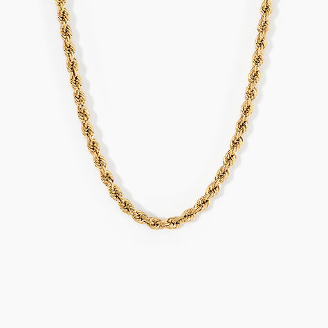 Collier Jerry Maille Corde Or Jaune - Chaines Femme | Histoire d’Or