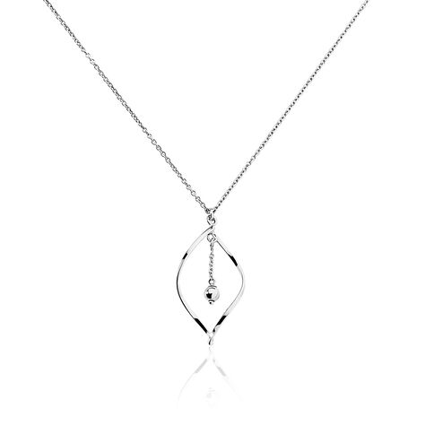 Collier Melaine Argent Blanc - Colliers fantaisie Femme | Histoire d&rsquo;Or