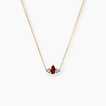 Collier Moss Or Jaune Rubis Diamant - Colliers Femme | Histoire d&rsquo;Or
