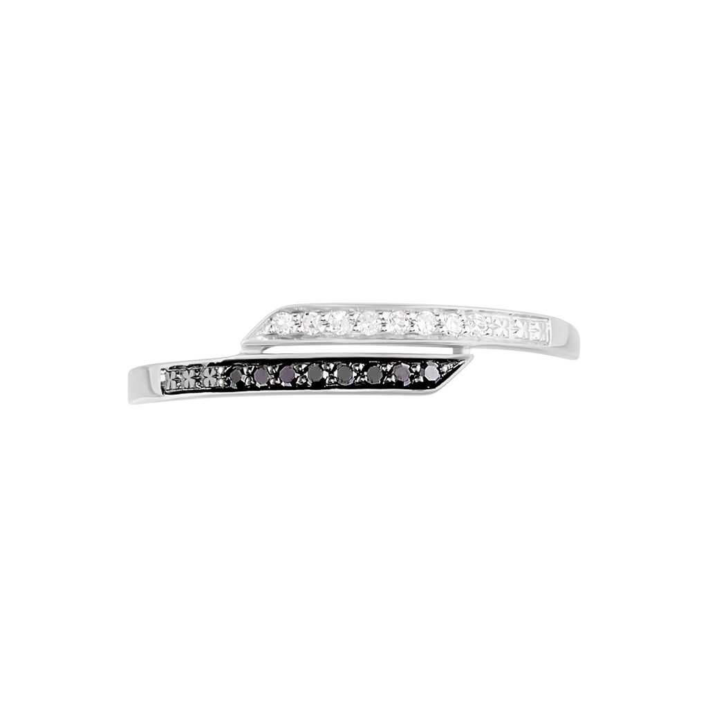 Bague Nazima Or Blanc Diamant - Bagues avec pierre Femme | Histoire d’Or