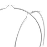 Cr&eacute;oles Dominae Or Blanc - Boucles d'oreilles cr&eacute;oles Femme | Histoire d&rsquo;Or