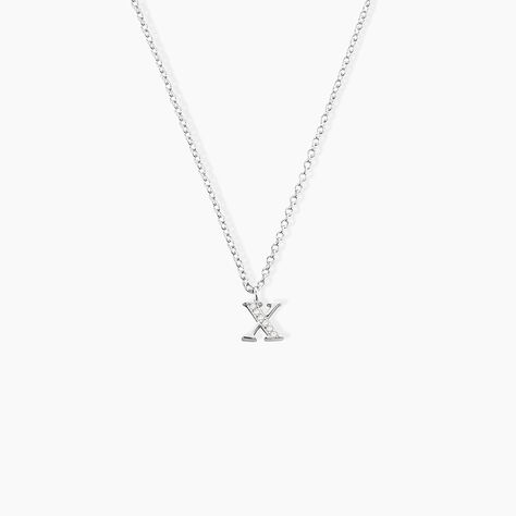 Collier Neruda Argent Blanc Oxyde De Zirconium - Colliers fantaisie Femme | Histoire d&rsquo;Or