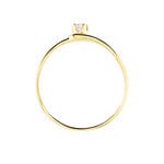 Bague Veroucha Or Jaune Oxyde De Zirconium - Bagues solitaires Femme | Histoire d&rsquo;Or