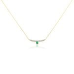 Collier Emeald Is The New Black Or Jaune Emeraude Diamant - Colliers Femme | Histoire d&rsquo;Or