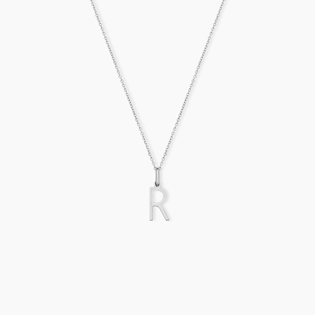 Pendentif Ionia Lettre Or Blanc - Pendentifs Famille | Histoire d&rsquo;Or