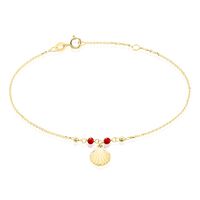 Bracelet Under The Sea Or Jaune Corail