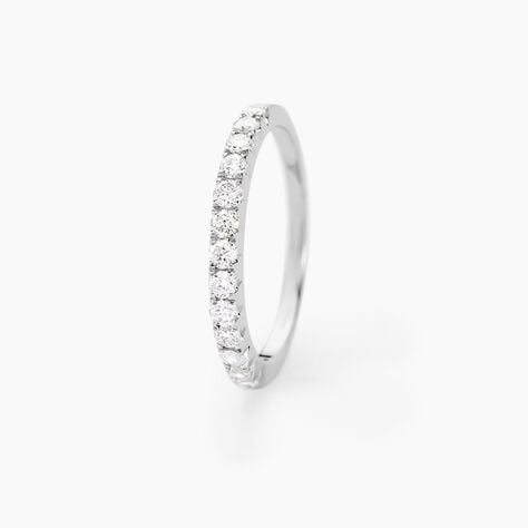 Alliance Pristina Or Blanc Diamant - Alliances Femme | Histoire d’Or