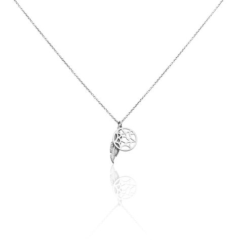 Collier Lorelle Argent Blanc - Colliers fantaisie Femme | Histoire d&rsquo;Or