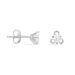 Boucles D'oreilles Puces Charlyne Argent Blanc Oxyde De Zirconium - Boucles d'oreilles fantaisie Femme | Histoire d’Or