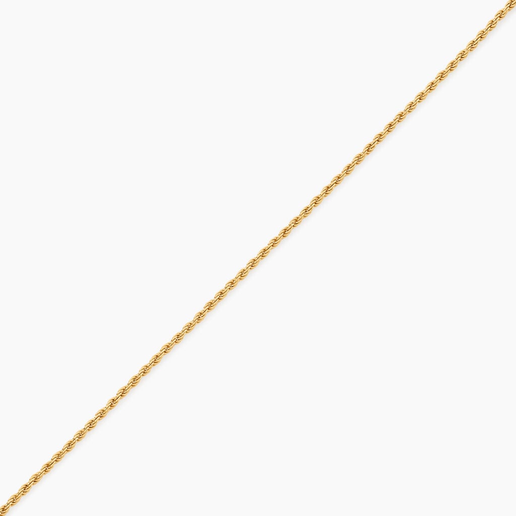 Bracelet Jerry Argent Dor&eacute; A L'Or 750/1000 - Bijoux sans pierre Femme | Histoire d&rsquo;Or