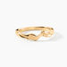 Bague Ondee Plaqué Or Jaune - Bagues fantaisie Femme | Histoire d’Or